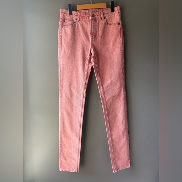 Weekday size 28w 34L pink skinny leg jeans, 99% cotton - Picture 2 of 7